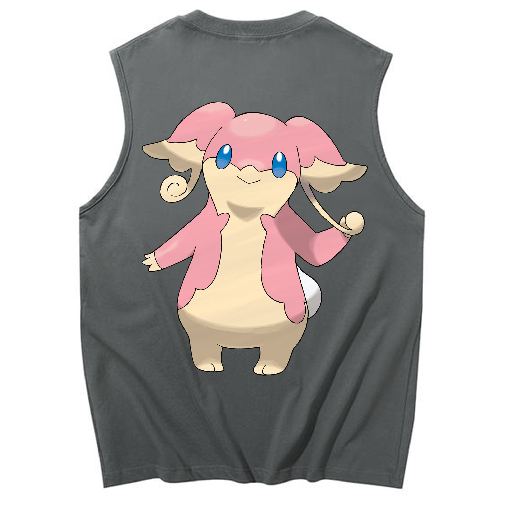（画像用） ポケットモンスター Pokémon コットン100％タンクトップ（背面プリント）